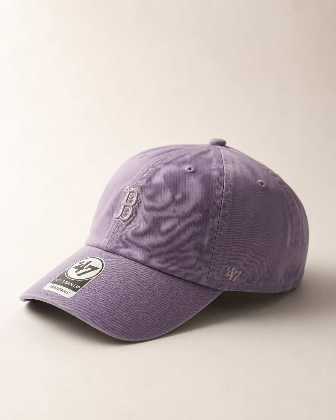 ‘47 ADULT BOSTON RED SOX PURPLE CLEAN UP ADJUSTABLE HAT