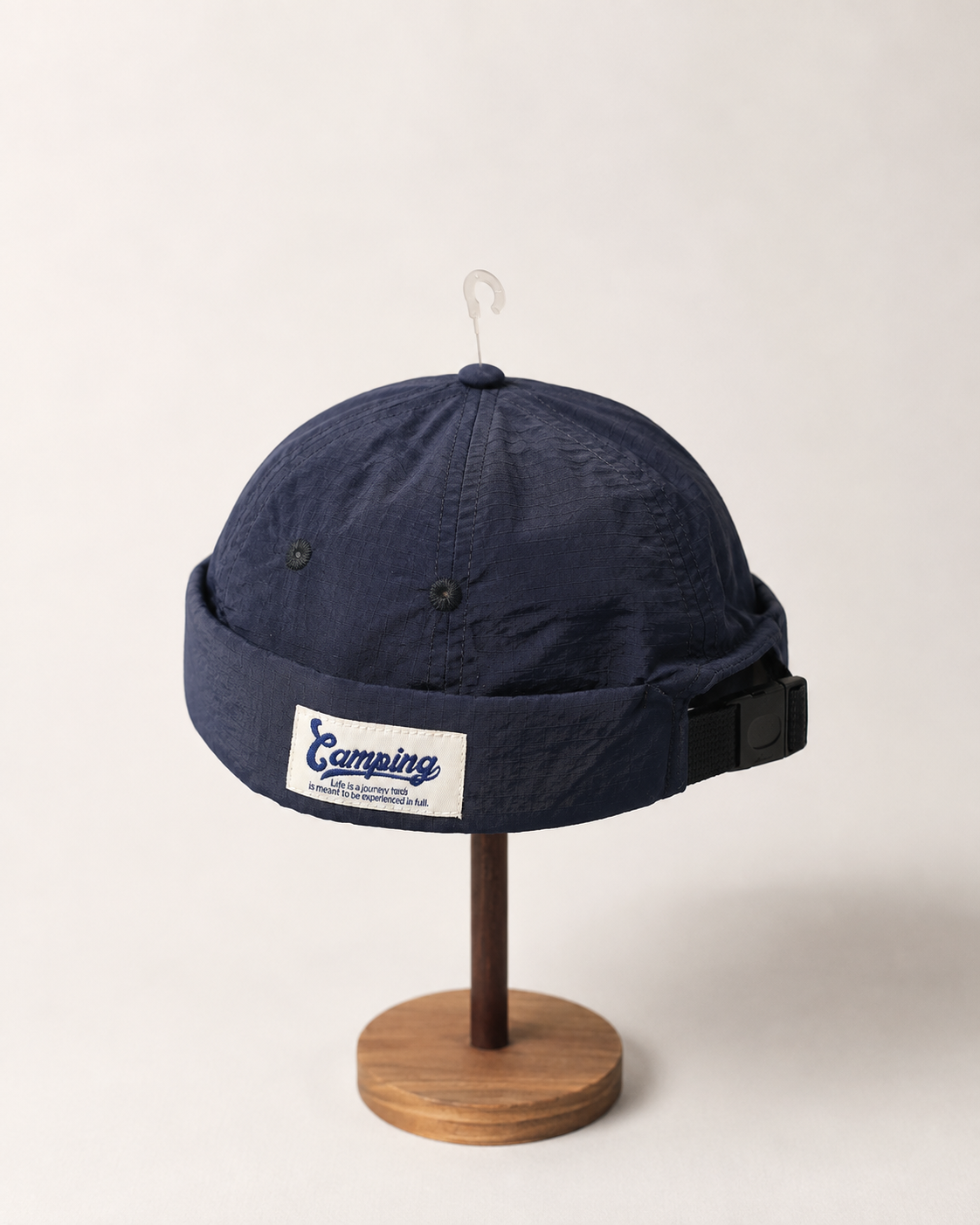 BRIMLESSS CAMPING NAVY/ LONA