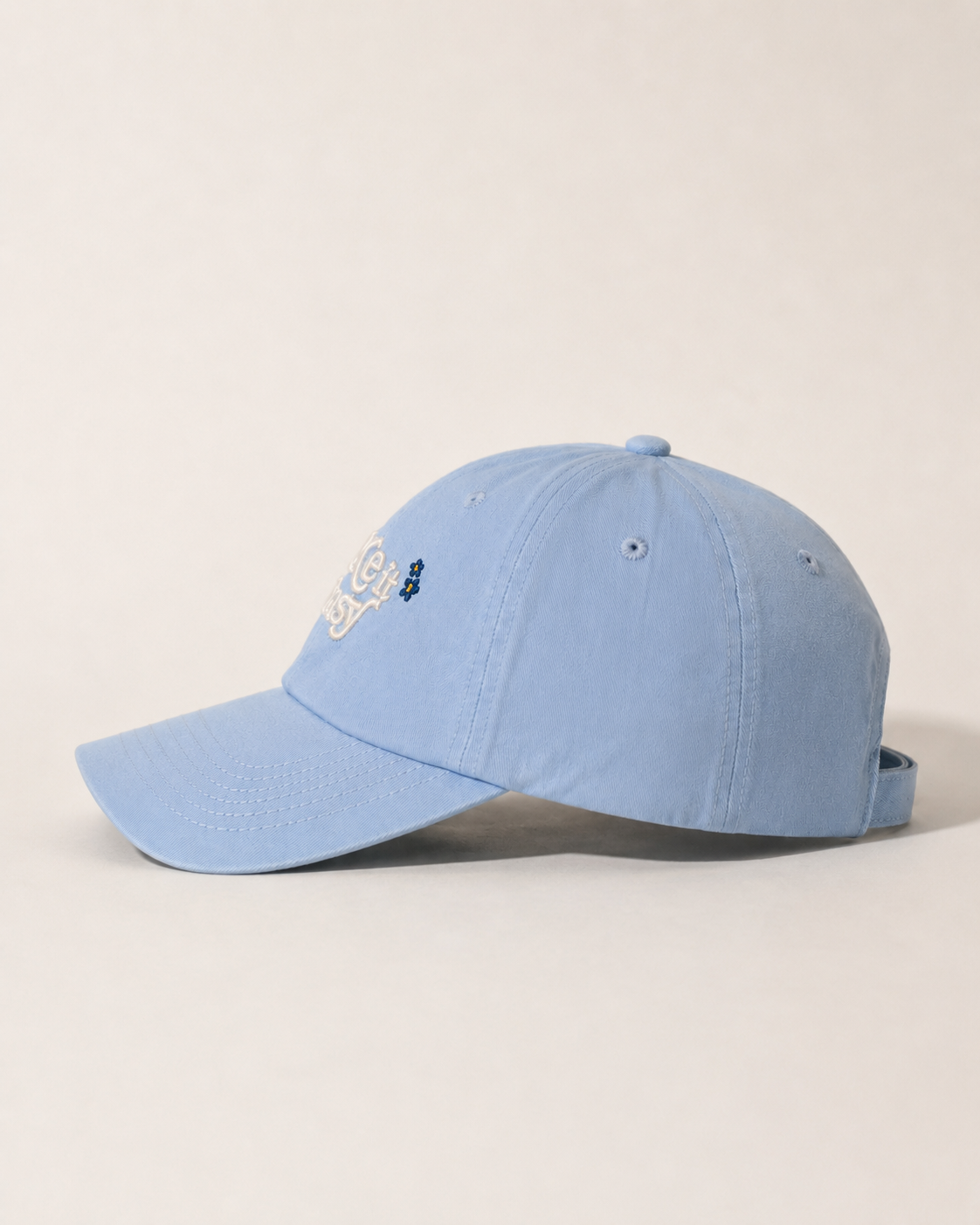 TAKE IT EASY ALGODON. AZUL CIELO/ BLANCO/ROJO