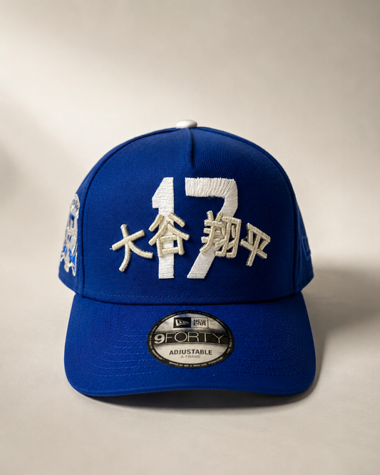 LOS ANGELES DODGERS SHOHEI OHTANI 17 DARK ROYAL 9FORTY CAP
