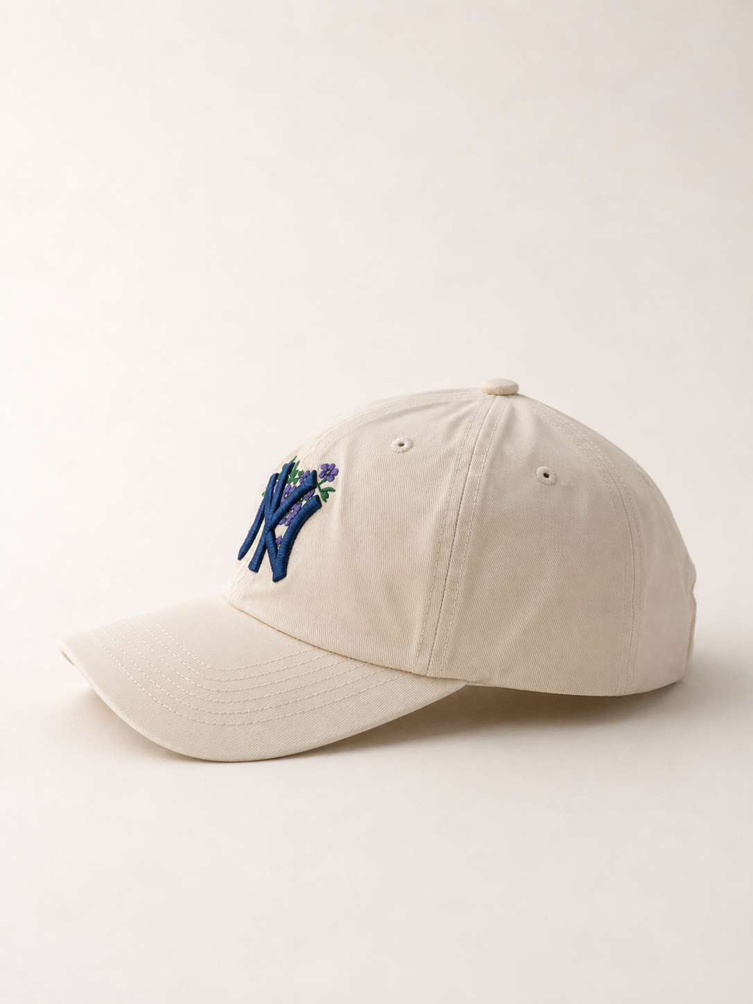 YANKEES ALGODÓN/ FLOR LILA
