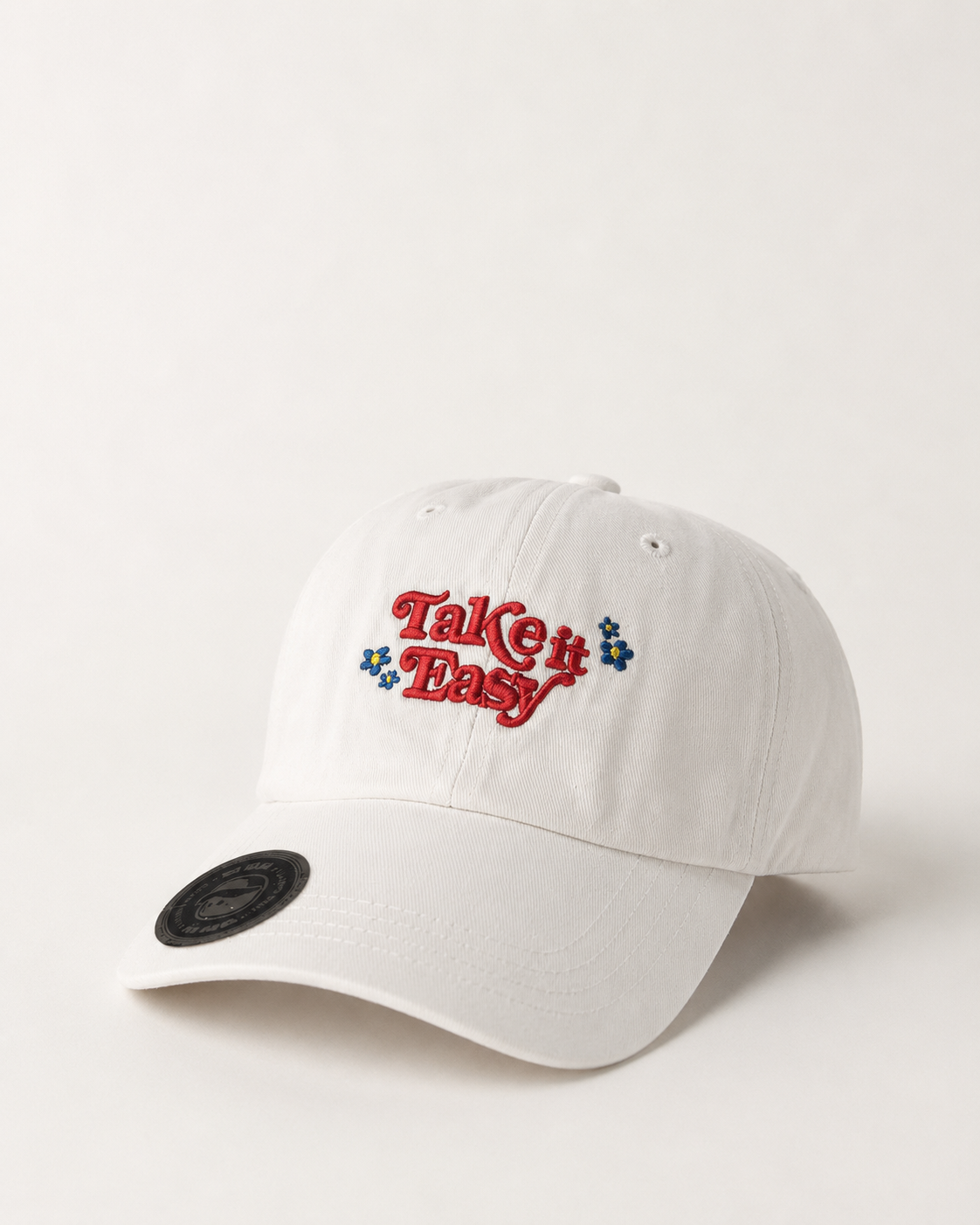 TAKE IT EASY ALGODON. AZUL CIELO/ BLANCO/ROJO