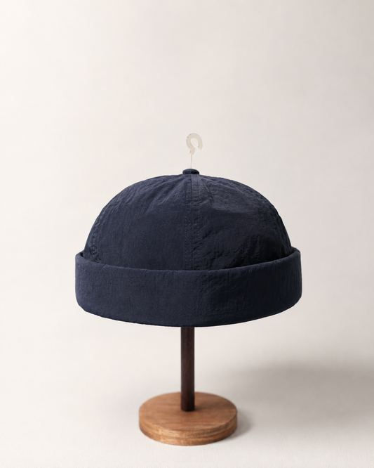 BRIMLESSS CAMPING NAVY/ LONA