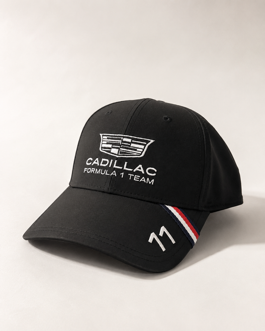 TOMMY HILFIGER GORRA CADILLAC NEGRA FÓRMULA 1 CHECO PÉREZ 11
